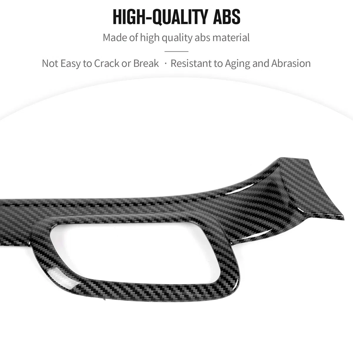 JeCar - Kit di rivestimenti per cruscotto, finiture interne per Jeep Grand Cherokee WK2, struttura in fibra di carbonio