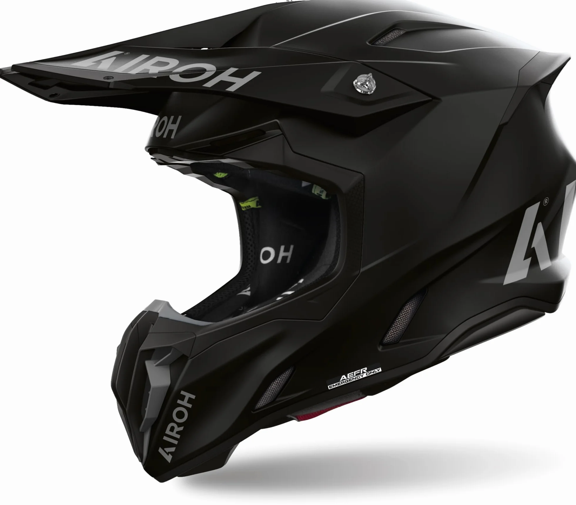 CASCO AIROH OFFROAD TWIST 3 COLOR BLACK MATT M