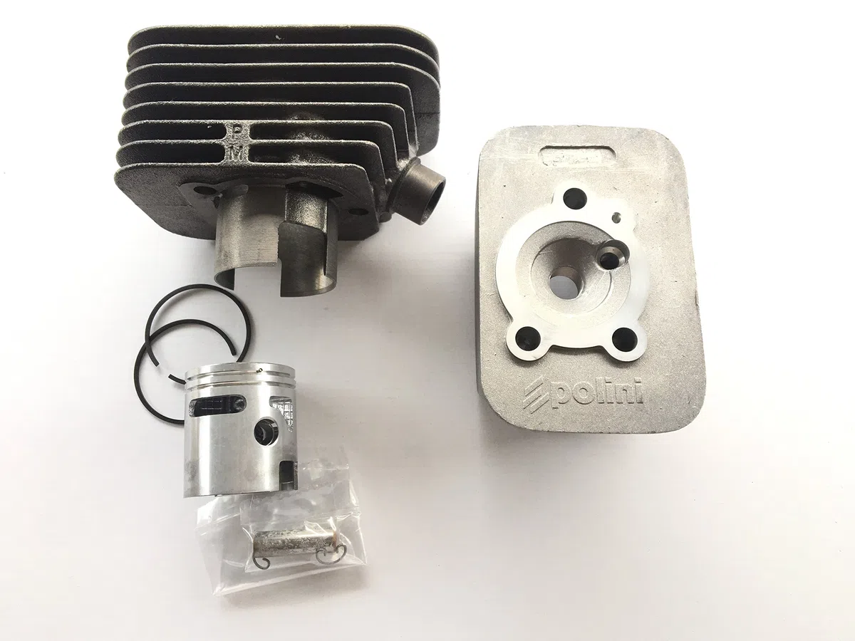 KIT GRUPPO TERMICO POLINI D.43 SP. 10 + TESTATA POLINI PER CIAO