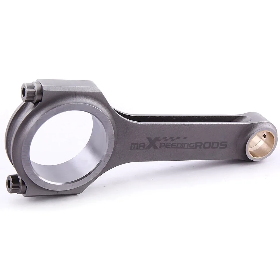 maXpeedingrods 4 Pezzi Bielle H-fascio Connecting Rods Forgiato per Alfa Romeo 1.8L 2.0L 156 147 145 166 Twin Spark per TS