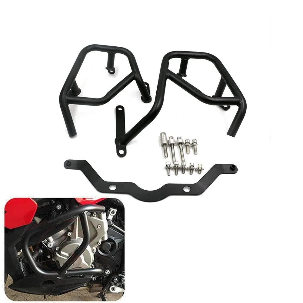 Paramotore Tubolare Per BMW S1000XR S1000 XR S 1000 XR 2015-2023 Moto Highway Barre Di Protezione Anteriore Protezione Motore Bumpe Stunt Cage Protezione Telaio(2015-2019)