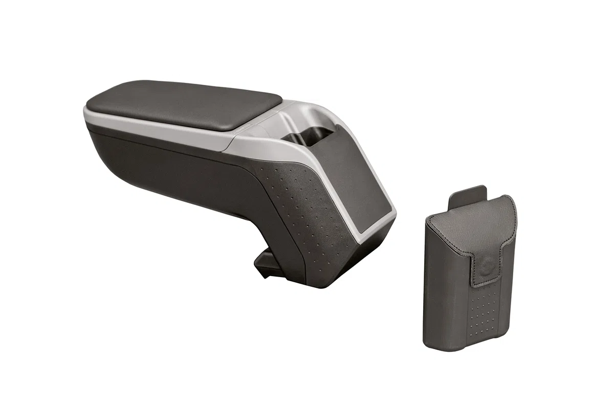 RATI ARMSTER 2 ARMREST COMPATIBILE CON CITROEN C3 AIRCROSS 2021- [VEGAN LEATHER, GRAY]