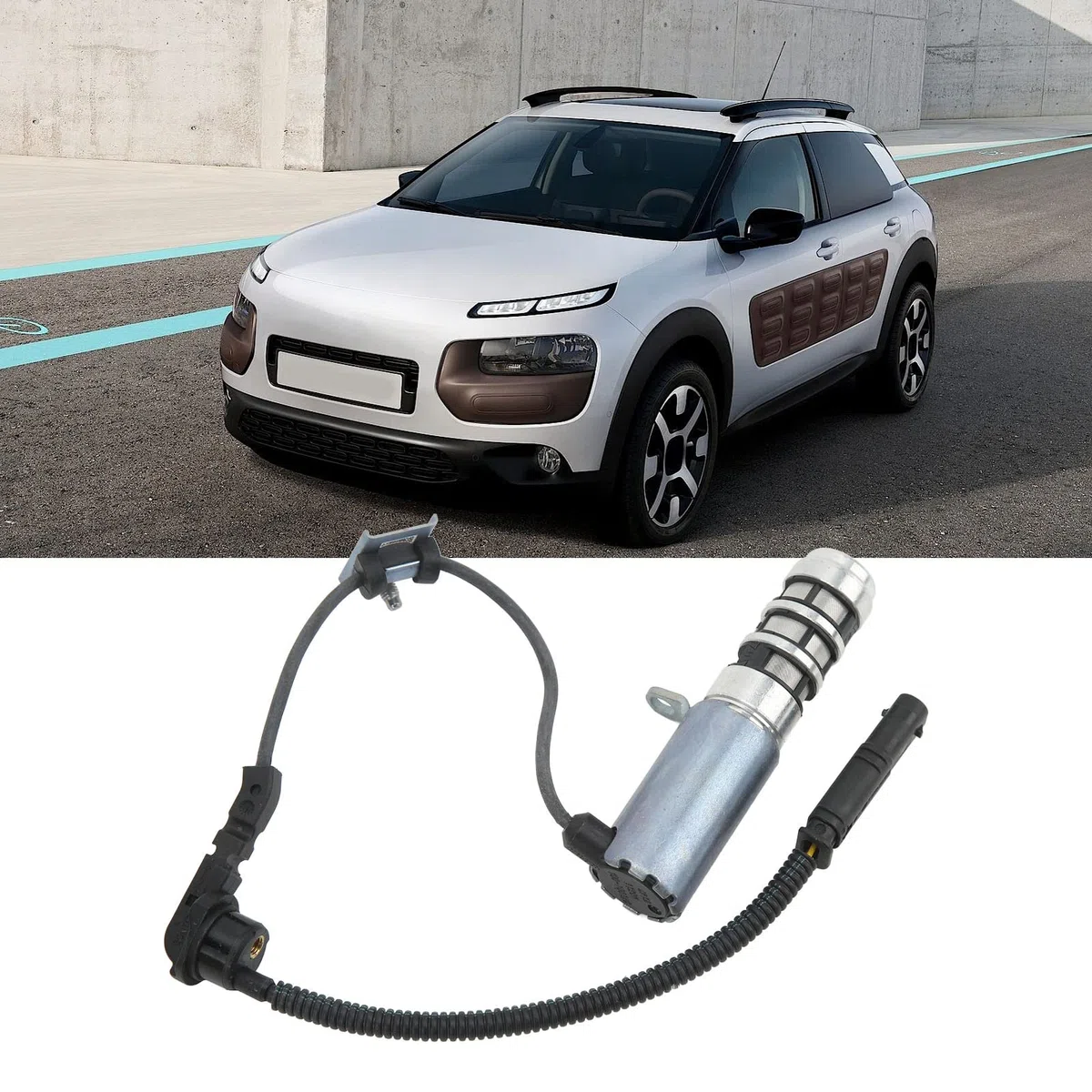 Elettrovalvola della Pompa Dell'olio per Auto 037990 per Motore 3008 308 508 RCZ 1.6T per Motore DS C4 C5 1.6T Sostituzione Solenoide della Valvola di Controllo della Pompa