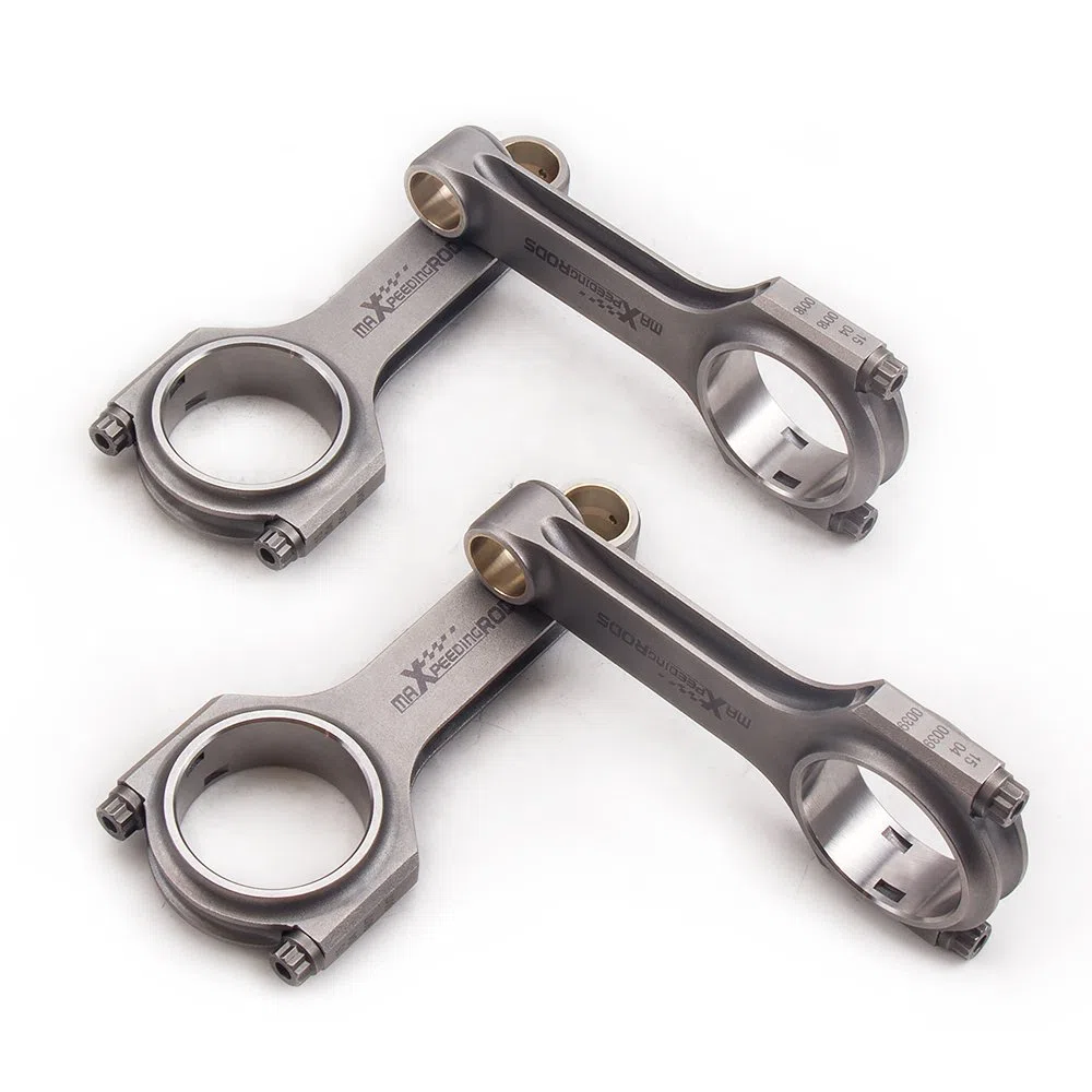 maXpeedingrods 4 Pezzi Bielle H-fascio Connecting Rods Forgiato per Alfa Romeo 1.8L 2.0L 156 147 145 166 Twin Spark per TS