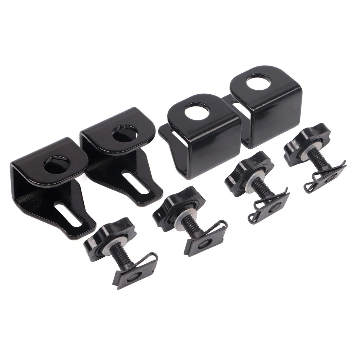 Borse rigide per moto Staffe deterrenti antifurto serrature borse laterali bulloni di montaggio perni di sicurezza per Harley Touring 1996-2018