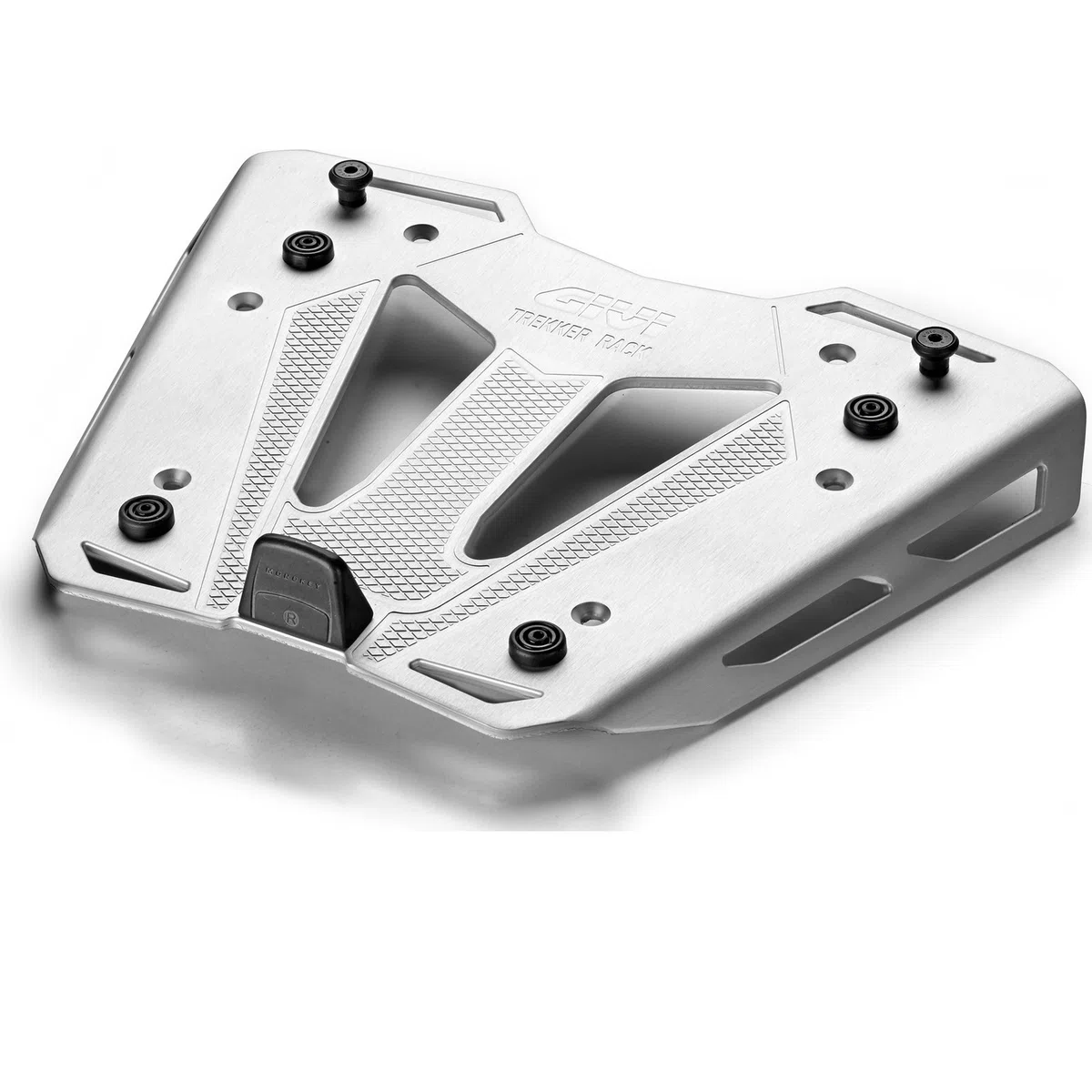 GIVI PIASTRA TREKKER RACK ALLUMINIO ANODIZZATO DA MONTARE