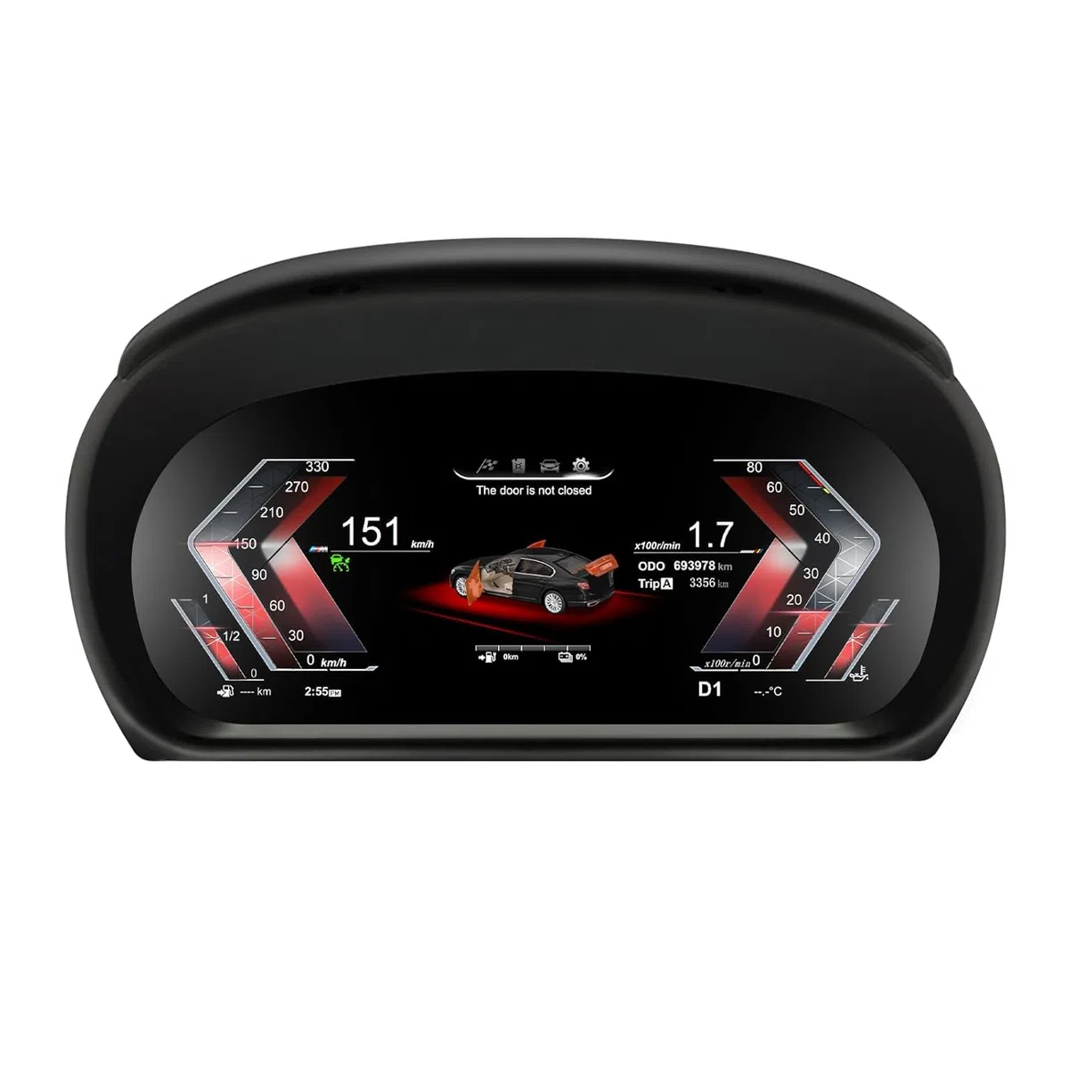 Generic 1920 * 720 Auto LCD Cruscotto per BMW Serie 3 E90 E91 E92 E93 2005-2012 Anni Paneel Virtuele Cockpit Snelheidsmeter Voor