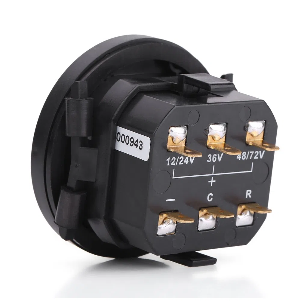 12 V/24 V/36 V/48 V/72 V Misuratore di ora con batteria a LED per carrello – Flash LED, grafico a barre LED a 10 segmenti, alta affidabilità, ampia gamma operativa
