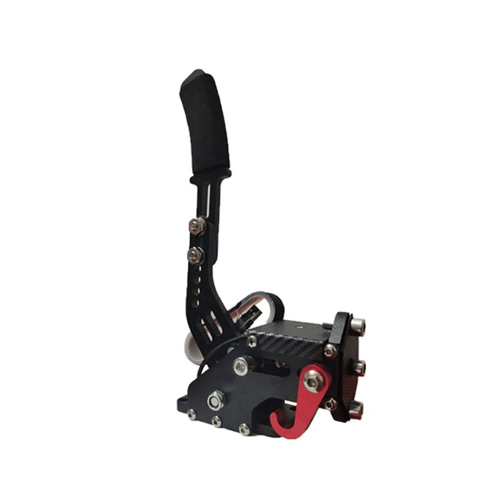 CVERY Freno a Mano Drift USB 14 Bit per Racing Games G25/27/29 T500, Drift Universale Regolabili in Altezza con Sistema Windows - Nero, Free Size