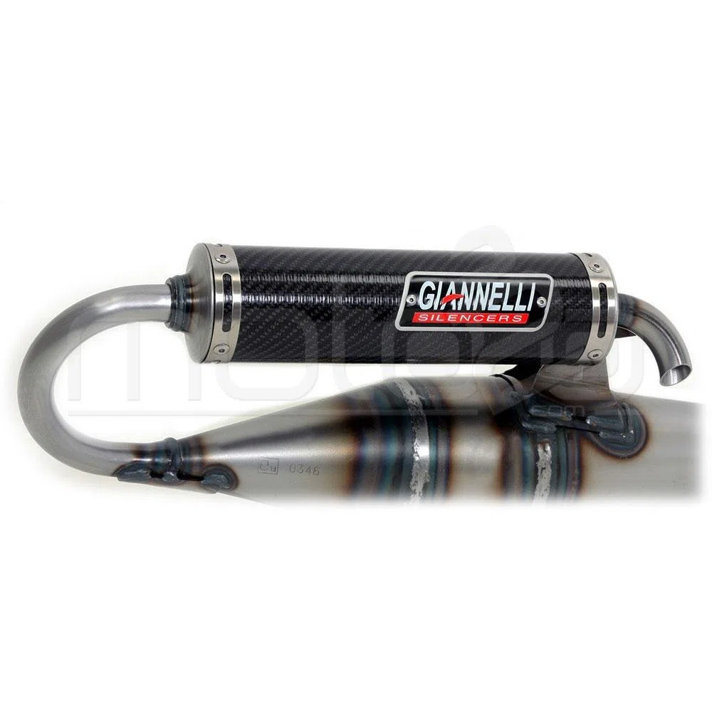 GIANNELLI MARMITTA"SHOT V4" SCOO. SR DITECH'04-SR 50R FACTORY 05/07-SR 50 R CARBURATORE '05/07 STREET'07 OMOLOG.CEE E13 SILENZIATORECARBONIO