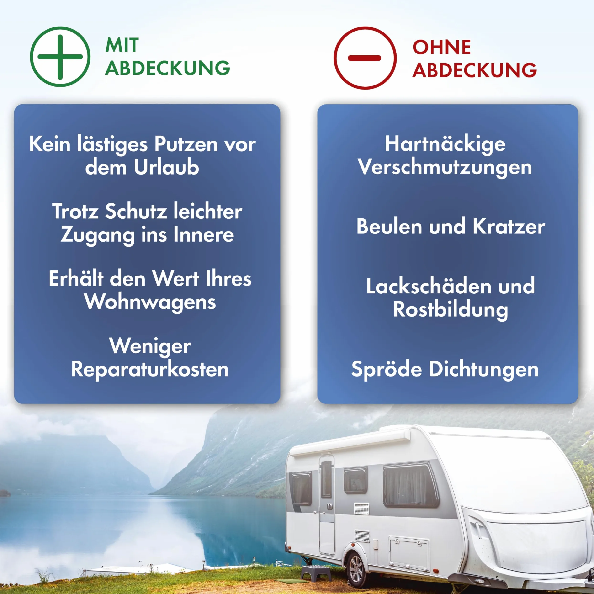 WALSER Premium Teli Copricaravan, Telo impermeabile per caravan, Copricaravan traspirante e resistente alle intemperie con protezione UV - Dimensioni 4: 550x250x220 cm