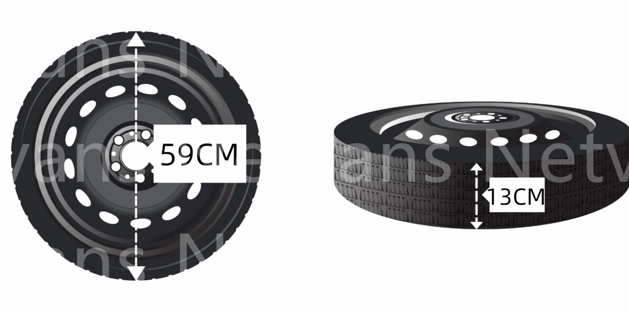 KIT RUOTINO DI SCORTA 16" 125/70R16 COMPATIBILE CON SUZUKI SWIFT, SWIFT 4X4 e IGNIS CON CRIC, CHIAVE, VITE E SACCA