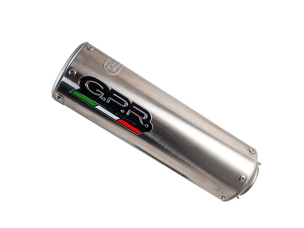 SCARICO GPR EXHAUST SYSTEM COMPATIBILE CON KAWASAKI ER 6 N - F 2005/11 TERMINALE SCARICO OMOLOGATO CON RACCORDO M3 INOX