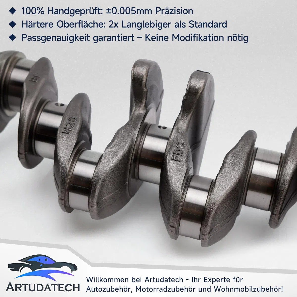 N20 Kit Albero Motore Crankshaft Biella e Cuscinetti per BMW 320i 328i 528i 2.0L Motore – Albero Motore, Biella, Cuscinetti 11217640165 11247624616