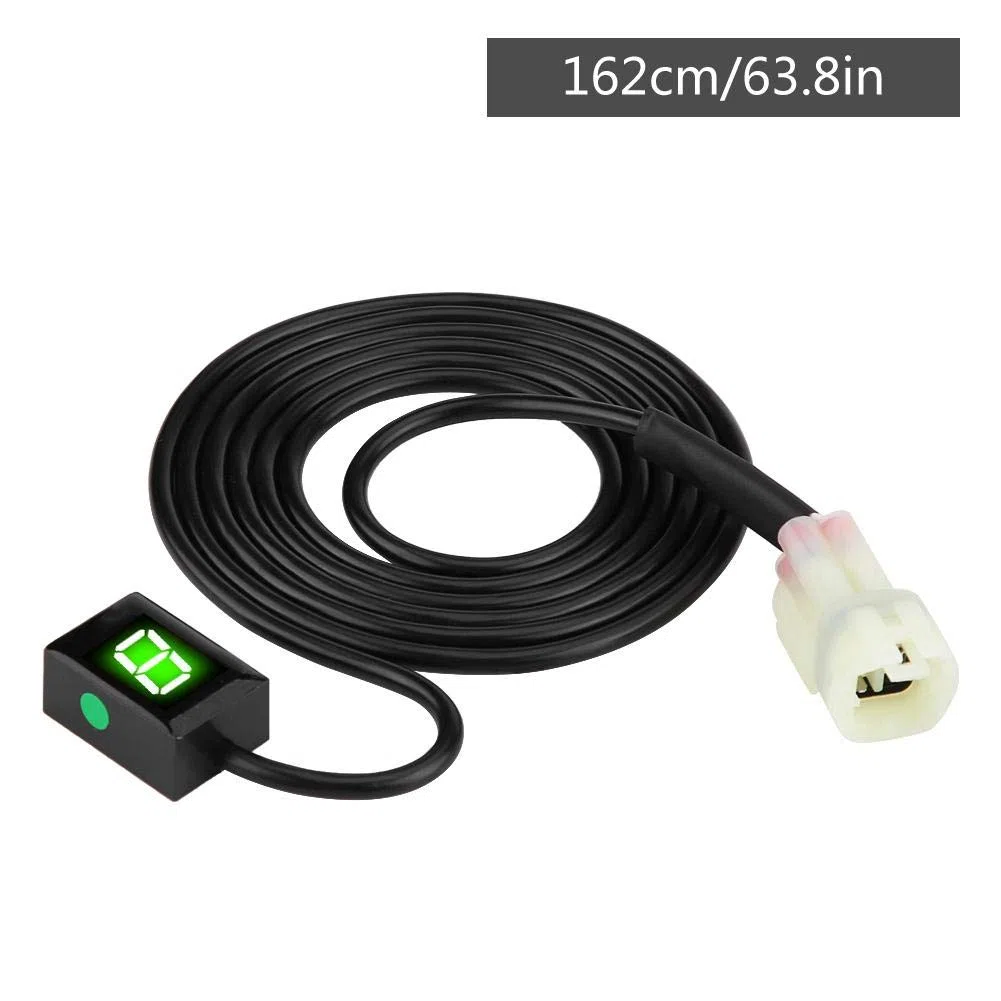6 Velocità Spina ECU - Indicatore di marcia per motocicli per indicatore di velocità digitale a 6 velocità con display a LED