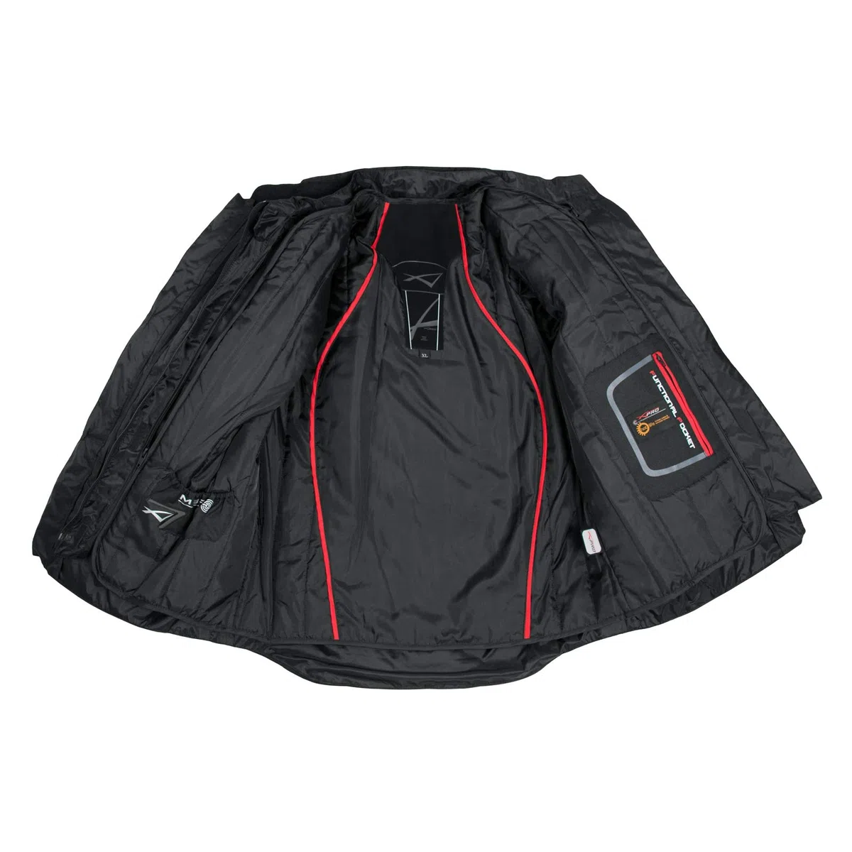 A-Pro Giacca Tessuto Moto Impermeabile Imbottitura Termica Sfoderabile Gran Touring