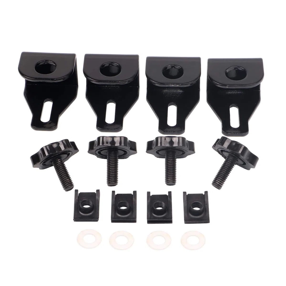 Borse rigide per moto Staffe deterrenti antifurto serrature borse laterali bulloni di montaggio perni di sicurezza per Harley Touring 1996-2018