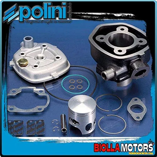 166.0083 GRUPPO TERMICO POLINI 70CC D.47 MALAGUTI F 12 50 PHANTOM R 2007 LC GHISA H2O CORSA 39,2