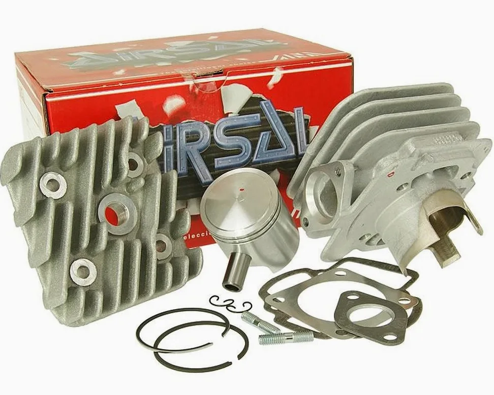 Gruppo termico Airsal Alu-Sport 70cc per, senza testata per Piaggio, Diesis, Fly, Free, Liberty, NRG MC2, MC3, S, Sfera, Storm, TPH, Zip Base SSL, Vespa ET2, LX, LXV, Gilera Stalker, Easy Moving