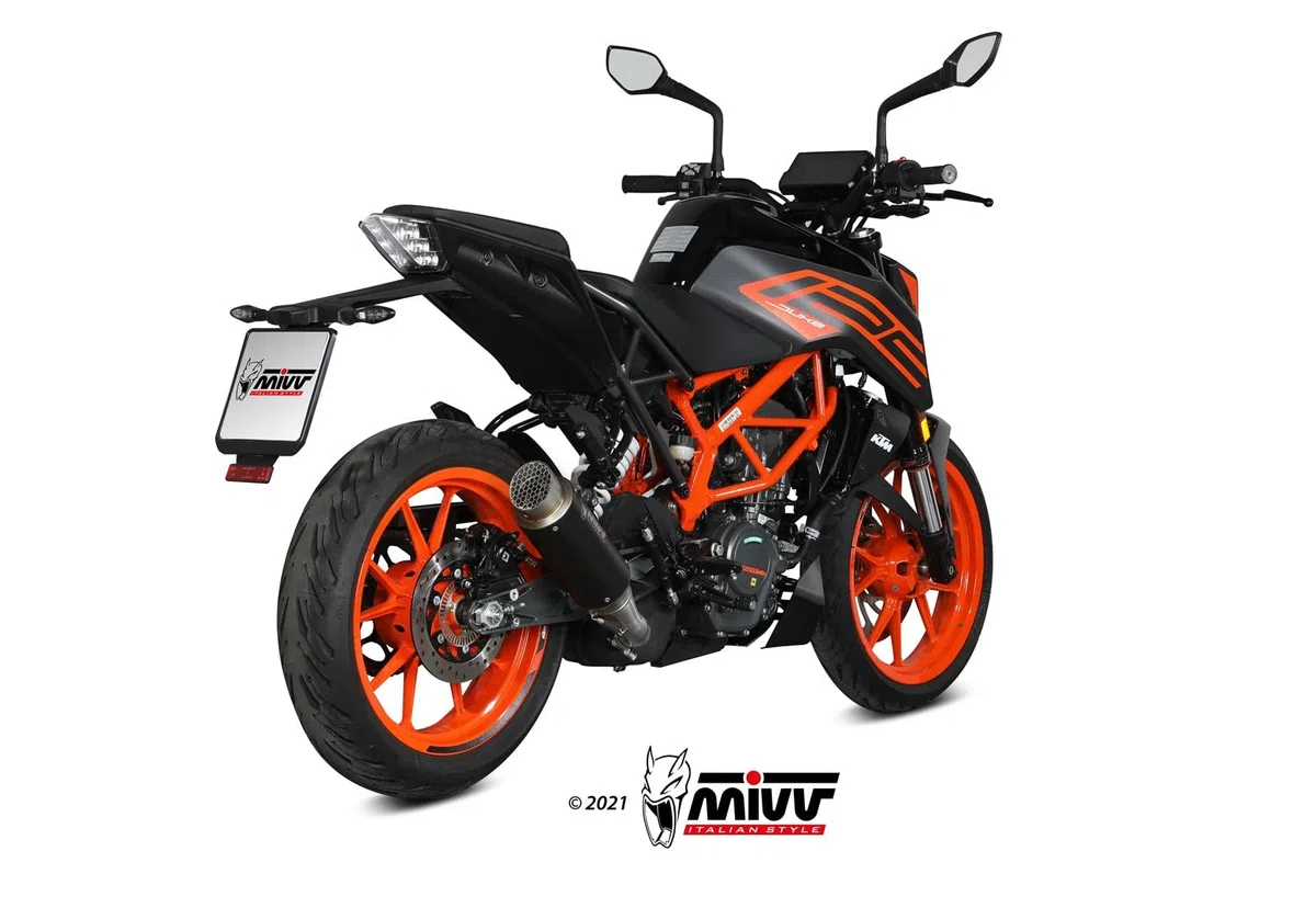 Scarico Mivv SLIP-ON GPpro BLACK Compatibile con KTM 125 DUKE 2021 > Euro5