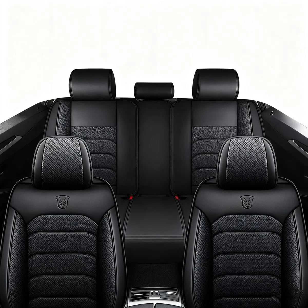 Coprisedili Auto per Hyundai Tucson(2020-2024),Coprisedili Impermeabili e Antiscivolo Fodere Anteriori E Posteriori Protezioni Traspirante Accessori Interno Nero