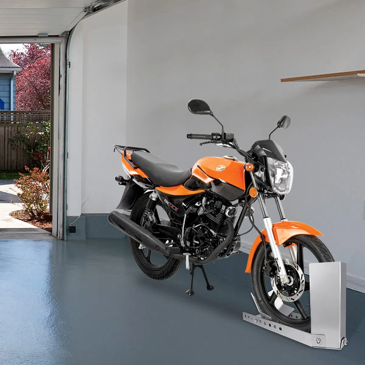 HENGMEI Supporto di carico per ruota anteriore per moto, per ruota da 60 a 145 cm di larghezza (2 pezzi)