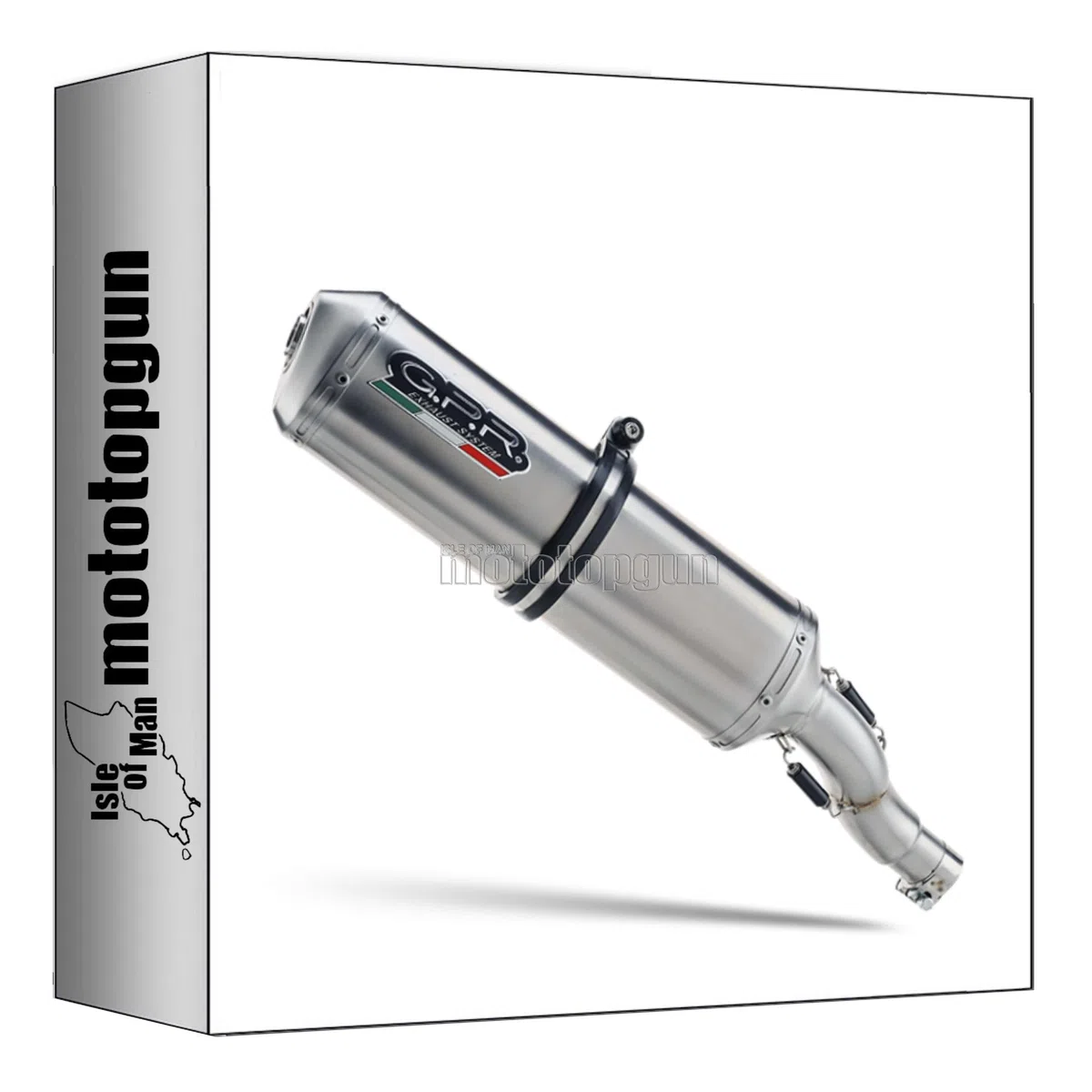 scarico gpr omologato acciaio satinox, db-killer incluso, h.201.sat compatibile con honda xr 600 r 1990 1991 1992 1993 1994 1995 1996 1997 1998 mototopgun