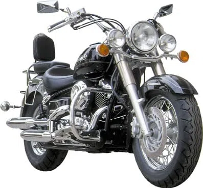 Paramotore Cromato SPAAN compatibile con Yamaha Dragstar 650 classic