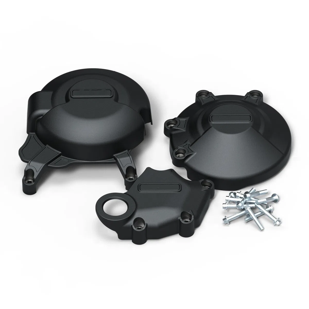 Piastra Paramotore Per Ducati Per Monster 696 796 1100 2008-2015 Copertura Di Protezione Del Motore 695 795 Protezione Del Carter Del Motore Della Motocicletta Paramotore(1 Set-CF)