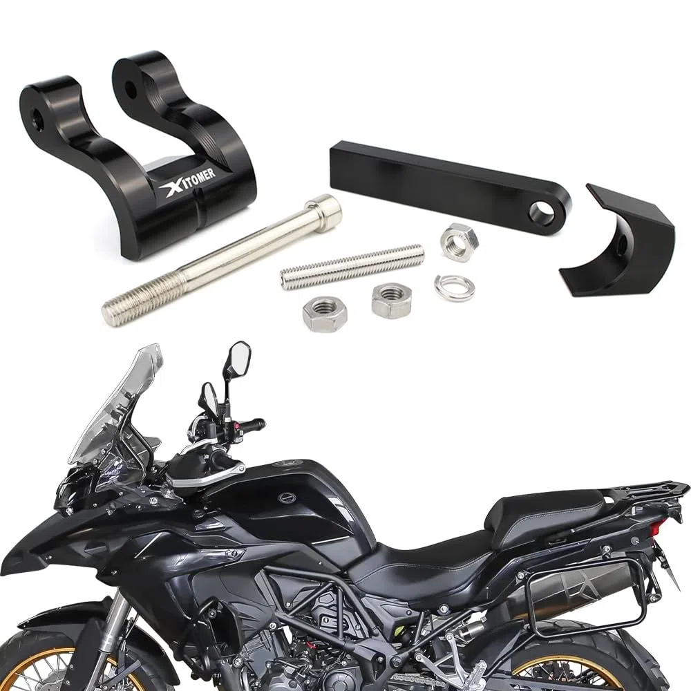 Xitomer 30-40 mm Links Abbassamento Compatibile con TRK702 TRK702X TRK502 TRK502X Moto Sospensione Link Kit Cuscino Sospensione Posteriore Corpo