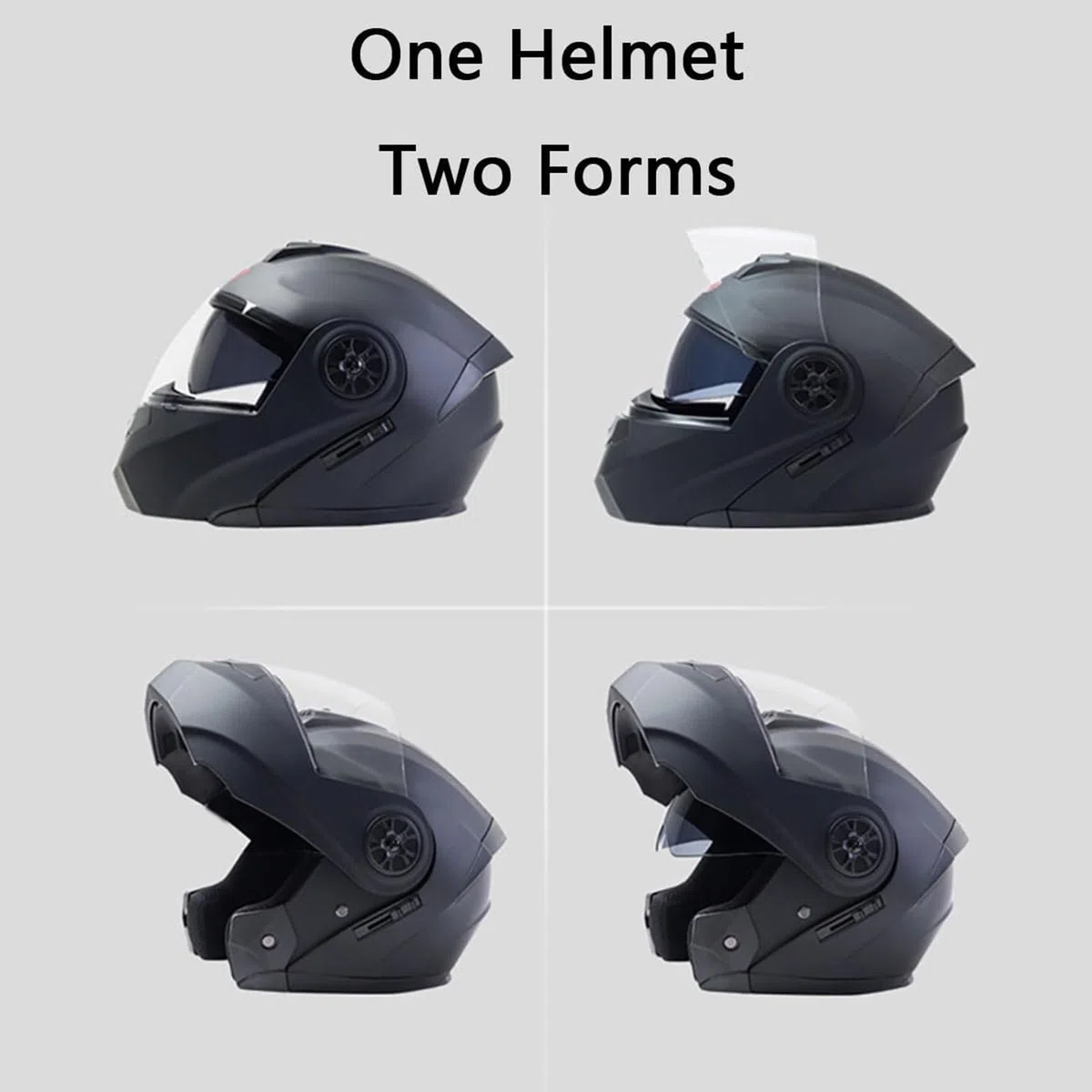 Casco Integrato Apribile con Interfono Casco Moto Modulare Bluetooth Caschi Modulari per Uomo Donna con Doppia Visiera Casco Integrale Casco Crash Omologati ECE