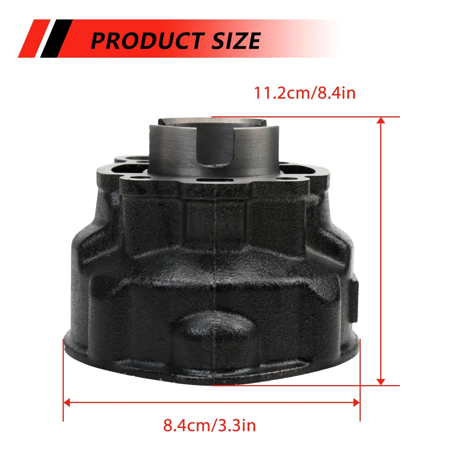 Gruppo termico am 6 75cc minarelli orizzontale per ghisa LC Cilindro modifica motore 75 minarelli am 6