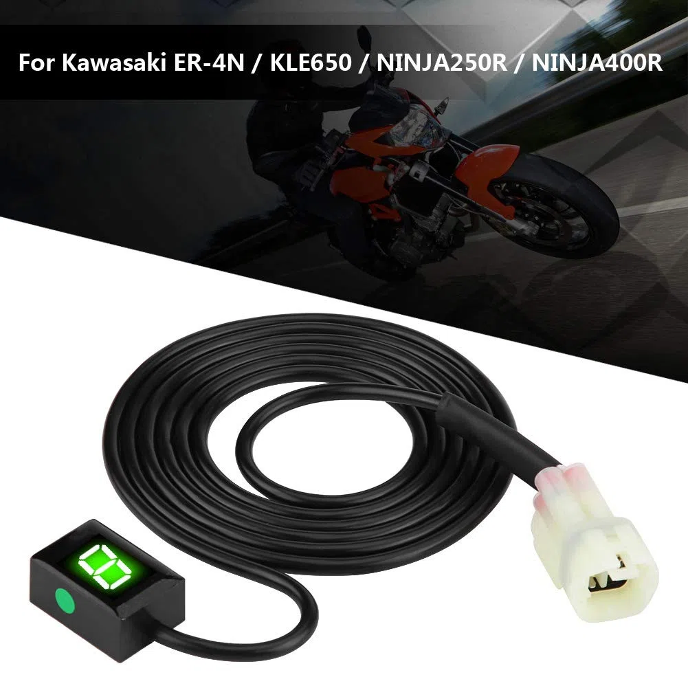 6 Velocità Spina ECU - Indicatore di marcia per motocicli per indicatore di velocità digitale a 6 velocità con display a LED
