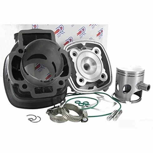 KT00097 GRUPPO TERMICO DR EVO 70CC D.48 PIAGGIO NRG Power DD 50 2T LC SP.12 GHISA CON RACCORDO TESTA