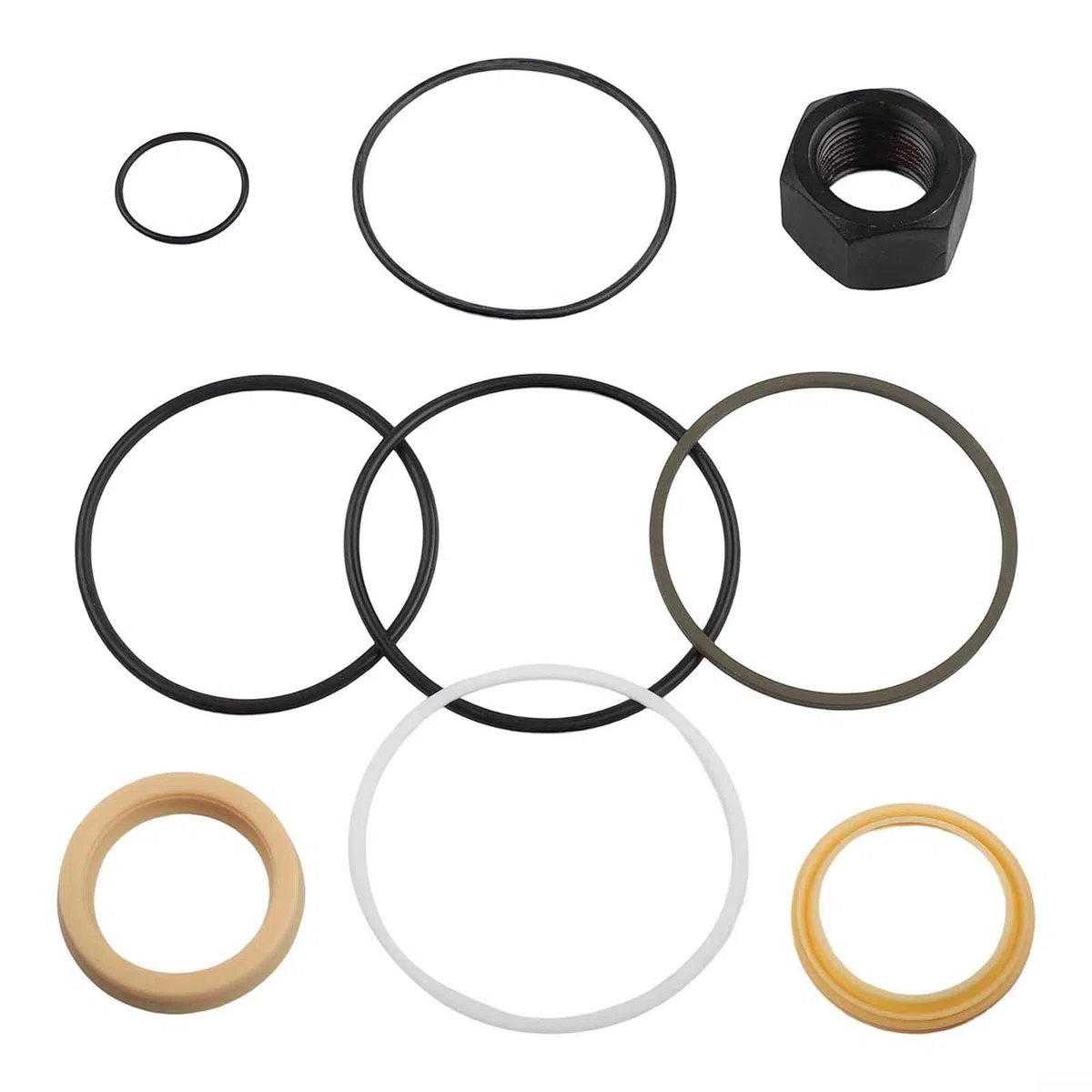 Per Bobcat Tilt Cilindro Seal Kit 743 751 753 853 843 Skid Steer Loader Modello Sostituzione Idraulico Re Parti di Tenuta 7135551 Componenti in Gomma Metallo