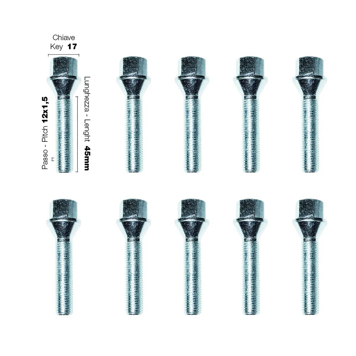 Simoni Racing DR069/B2 Kit 2 Distanziali per Ruote da 16Mm con Bulloni