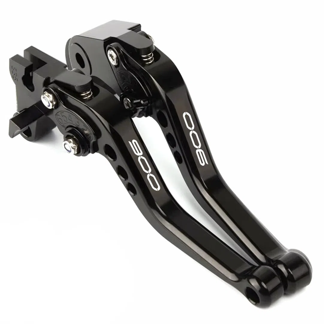 Leva freno e frizione per moto accessori per kawasaki Z900 Z 900 2025 2026 Ultimi modelli con comando regolabile Z900 2025 Accessori Set leve frizione e freno (Nero)