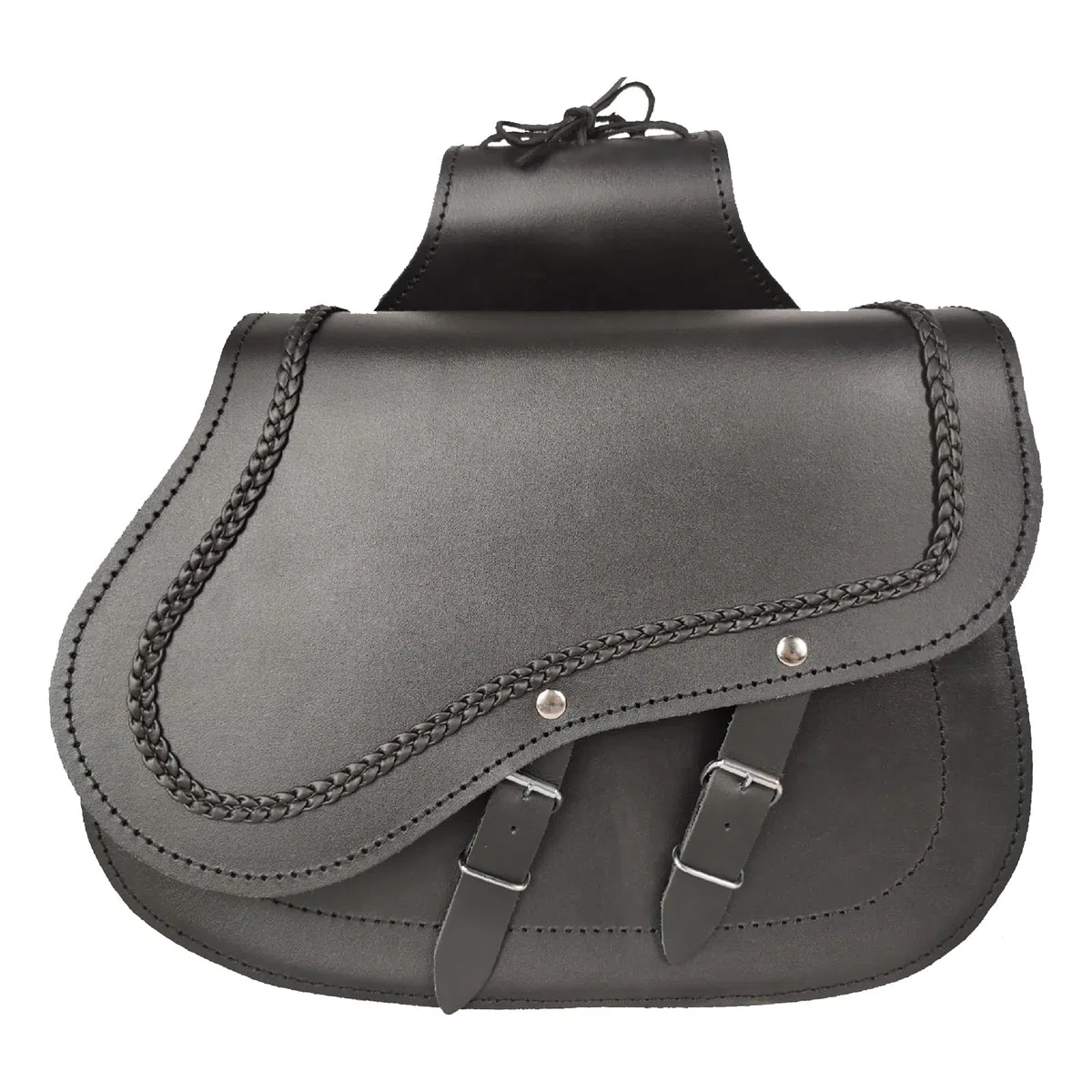 WinNet Borse Laterali da Moto Rigide valigie in Pelle Bisaccia Custom per la Royal Enfield Super Meteor 350 650
