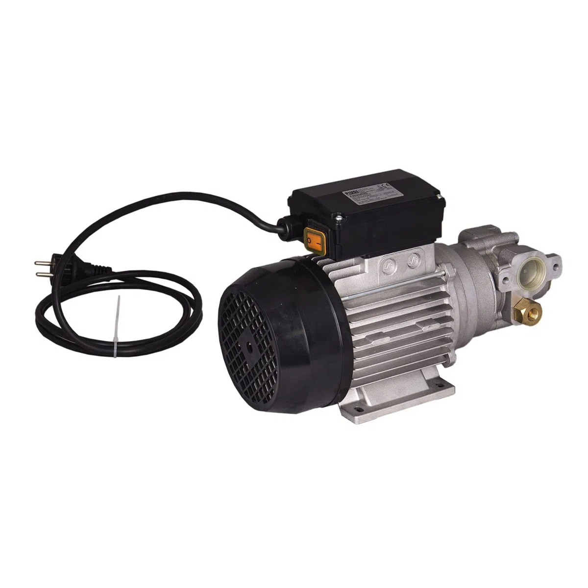 PIUSI Pompa Elettrica per Olio e liquidi ad Alta Viscosità, Portata 9 l/min, Pressione 12 bar, Alimentazione 230V/50/60Hz, Connessioni 1" BSP, Valvola Bypass regolabile | Viscomat Gear F0030403D