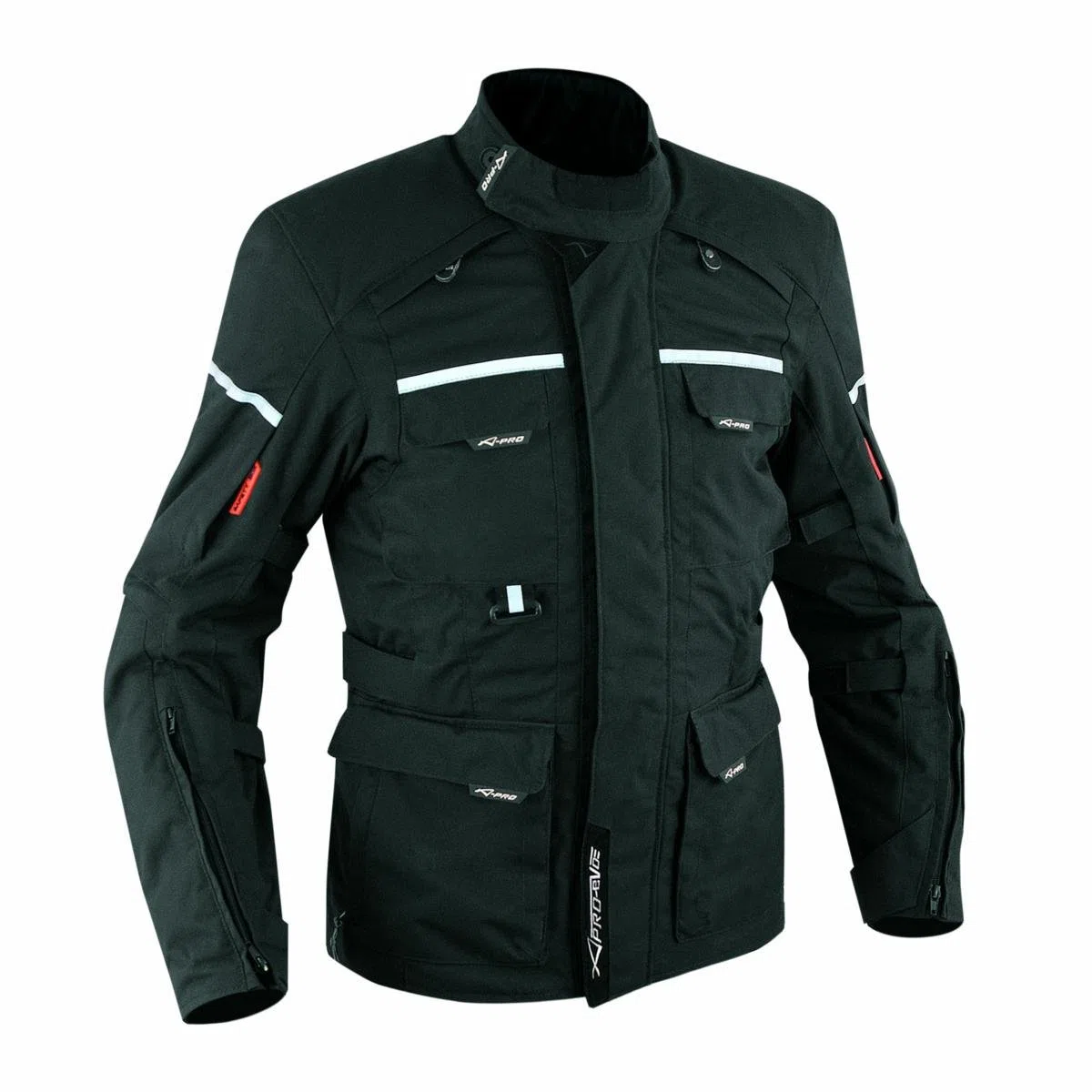 A-Pro Giacca Tessuto Moto Impermeabile Imbottitura Termica Sfoderabile Gran Touring