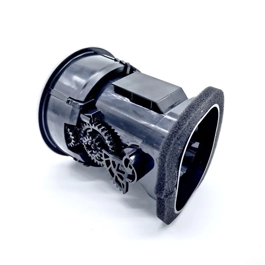 2 prese d'aria anteriori per cruscotto compatibili con A3 S3 8P 2008-2012, griglia di ricambio per presa CA cromata nera OE 8P0820901C, per materiale ABS per una facile
