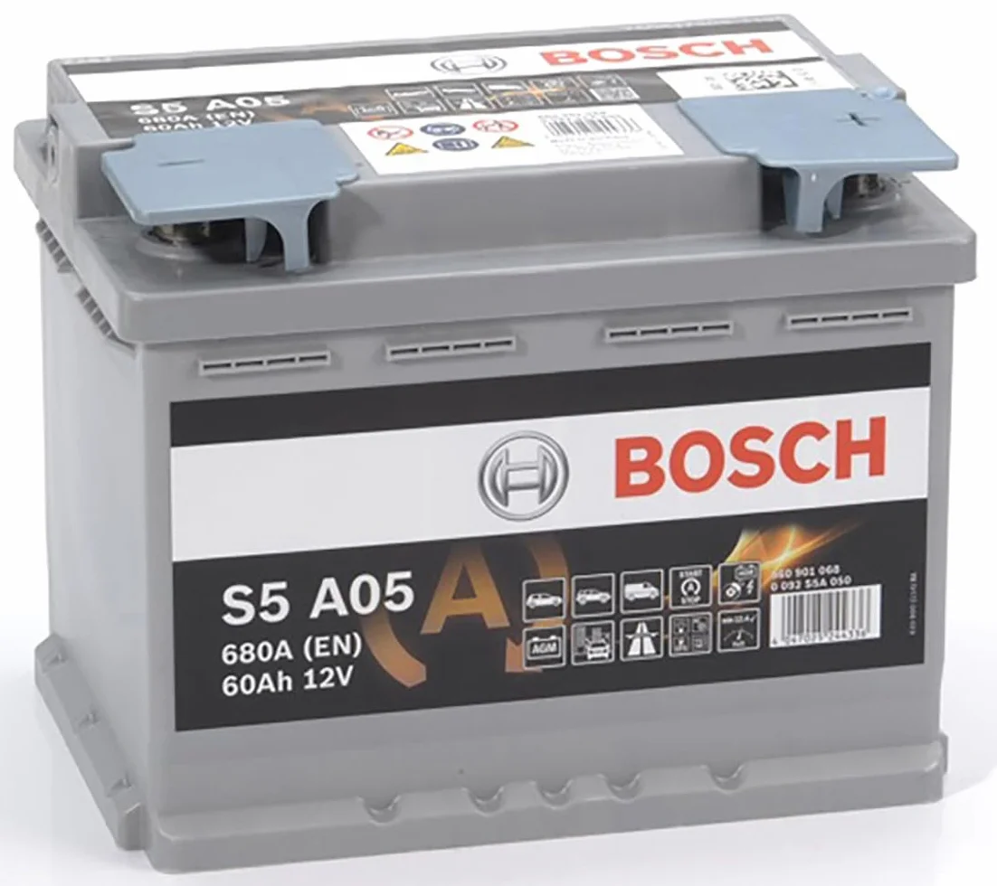 Bosch-0 092 S5A 050 Batteria Silver Auto 60A/h-680A