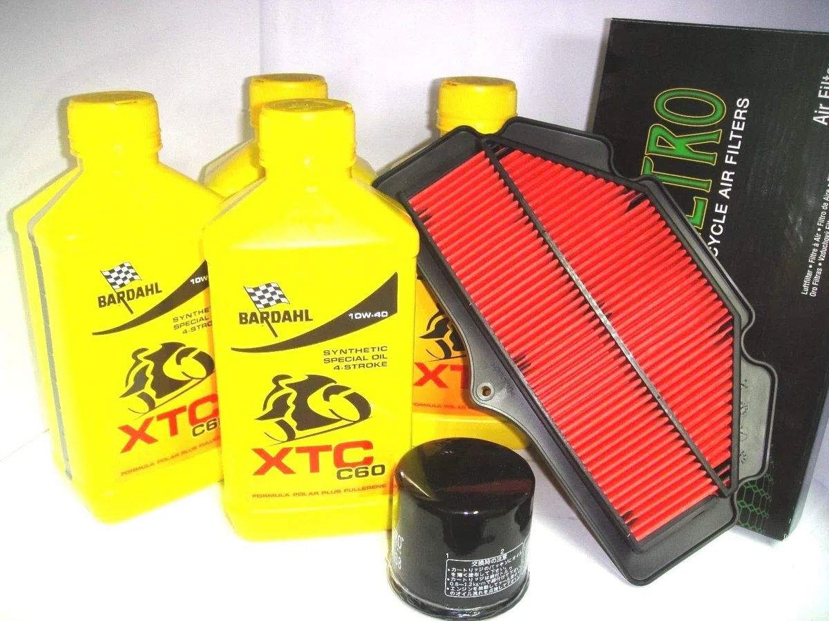 KIT TAGLIANDO OLIO BARDAHL 10W40 XTC C60 SUZUKI GSR 600 2006 2007 2008 2009
