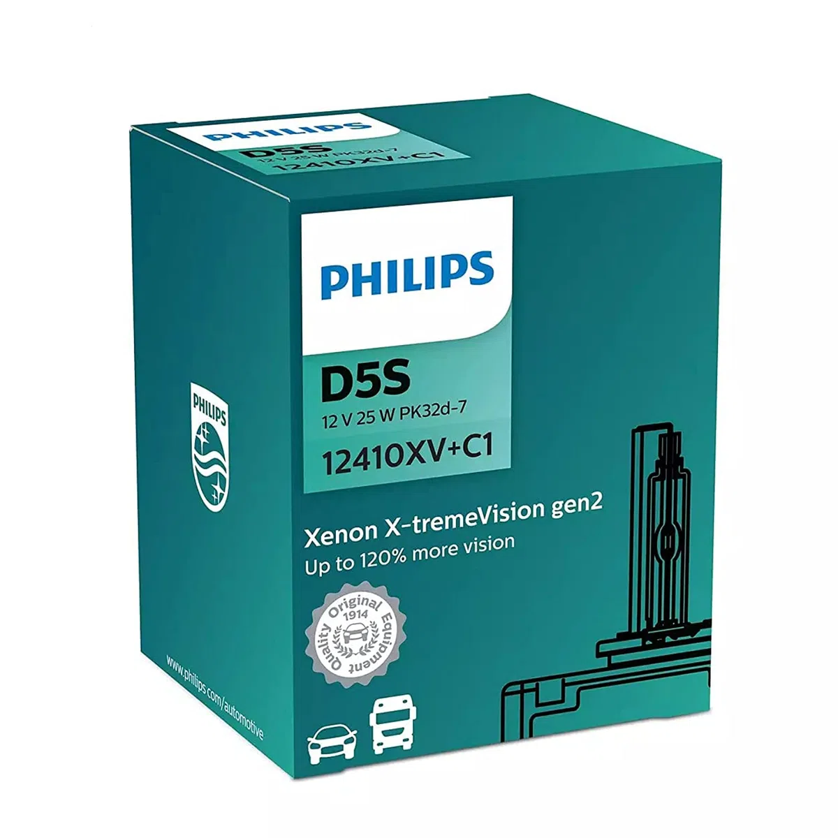 PHILIPS 12410XV+C1 Lampada xenon