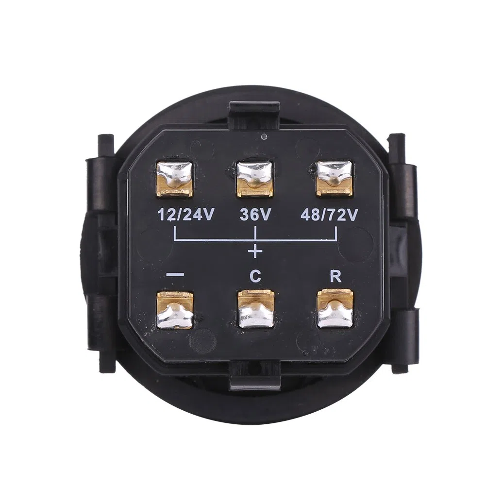 12 V/24 V/36 V/48 V/72 V Misuratore di ora con batteria a LED per carrello – Flash LED, grafico a barre LED a 10 segmenti, alta affidabilità, ampia gamma operativa