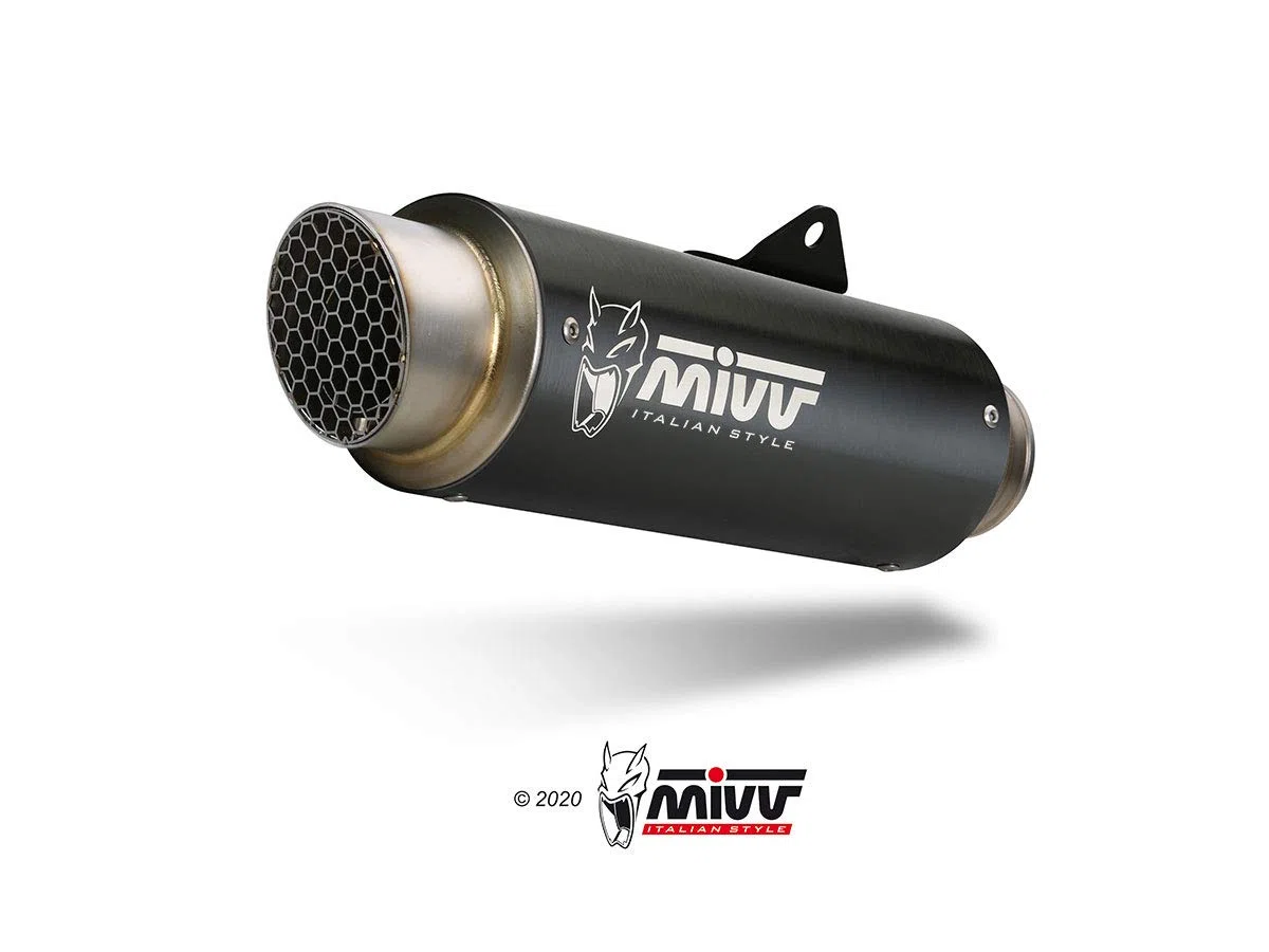 Scarico Mivv SLIP-ON GPpro BLACK Compatibile con KTM 125 DUKE 2021 > Euro5