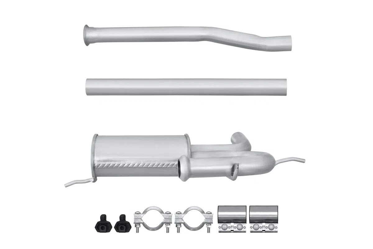 Hella 8LC 366 025-501 - Silenziatore centrale Easy2Fit Kit 3 pezzi