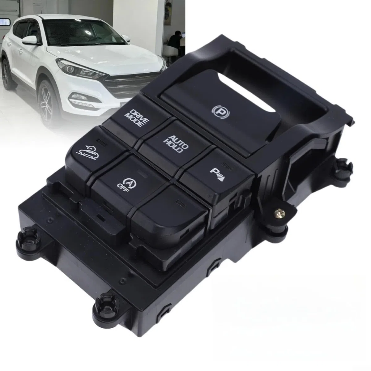 Interruttore freno di stazionamento elettronico compatibile con Hyundai Tucson 2016-2020, OEM 93300D3010 EPB freno a mano interruttore
