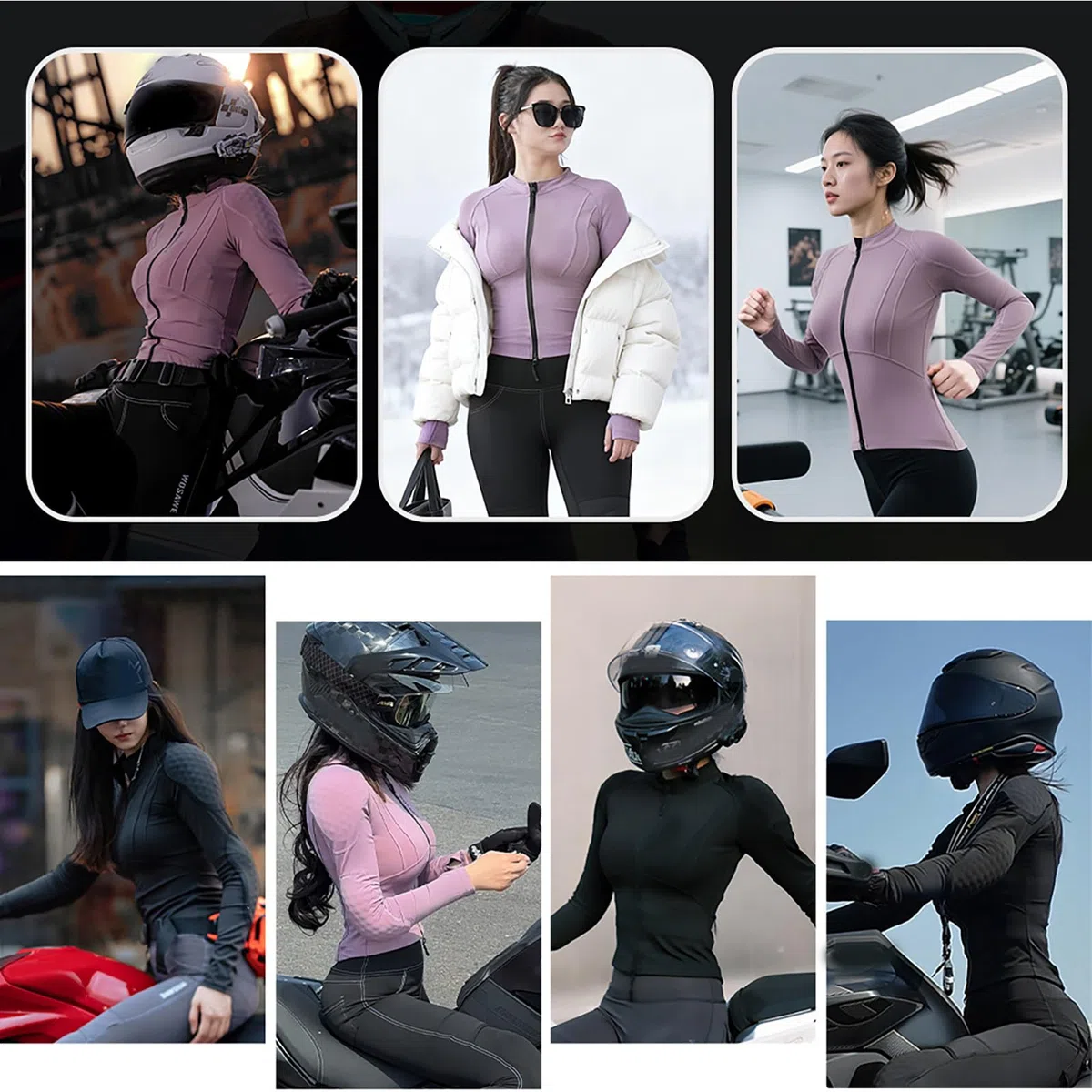 ARMAAN Giacca Moto Da Donna In Rete – Protezioni Con Certificazione CE, Giacca Protettiva Motocross Traspirante, Maglia Moto Ad Alta Visibilità