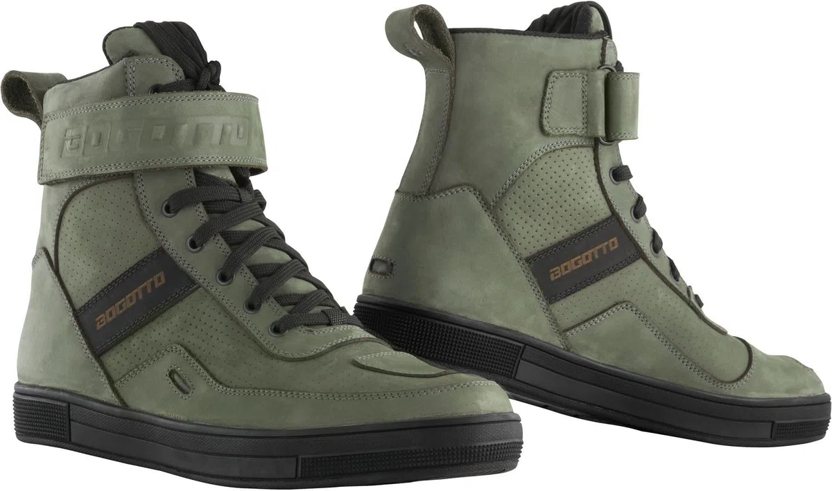 Bogotto Denton scarpe da moto impermeabili traforate, grigio, 37